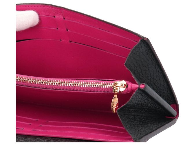 Louis Vuitton Portefeuille Capucines Long Wallet Nero Fuschia - vista 8