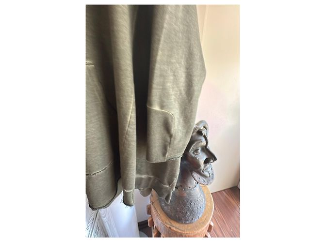 Munthe Plus Simonsen Sudadera PLU de algodón verde oliva - vista 4