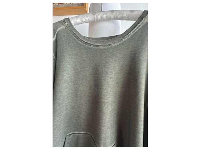 Munthe Plus Simonsen Sudadera PLU de algodón verde oliva - vista 5