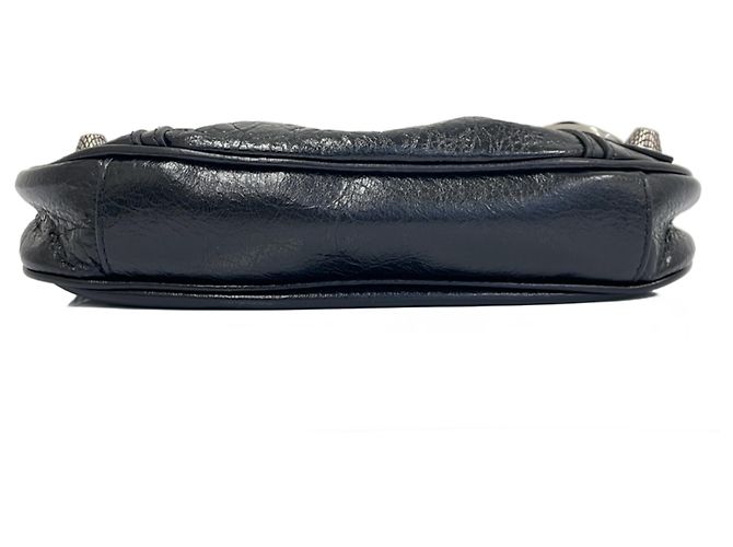Borsa a tracolla con catena 2-Way Balenciaga Le Cagoule Mini Nero - vista 3