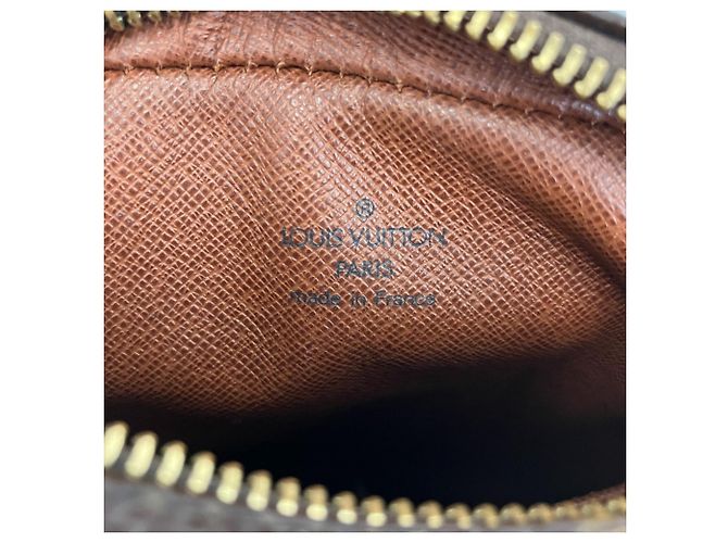 Borsa a tracolla Louis Vuitton Danube Monogram Marrone Monogramma - vista 14