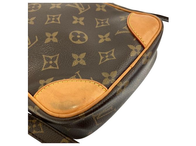 Borsa a tracolla Louis Vuitton Danube Monogram Marrone Monogramma - vista 15