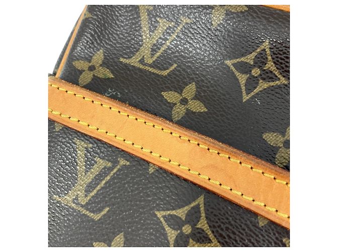 Borsa a tracolla Louis Vuitton Danube Monogram Marrone Monogramma - vista 17