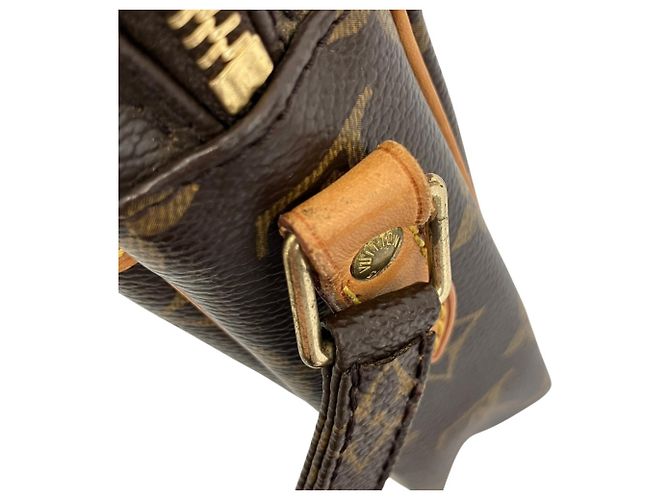 Borsa a tracolla Louis Vuitton Danube Monogram Marrone Monogramma - vista 19