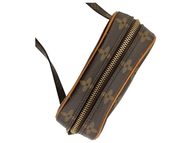 Borsa a tracolla Louis Vuitton Danube Monogram Marrone Monogramma - vista 4