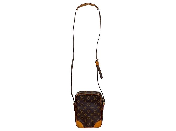 Borsa a tracolla Louis Vuitton Danube Monogram Marrone Monogramma - vista 7