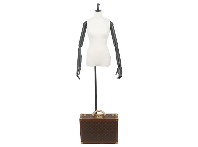Borsa baule Louis Vuitton Monogram Cotoville 45 Marrone Monogramma - vista 10