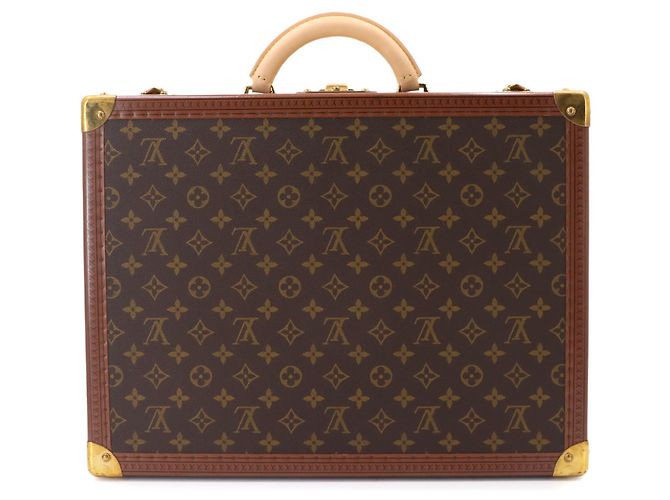 Borsa baule Louis Vuitton Monogram Cotoville 45 Marrone Monogramma - vista 3