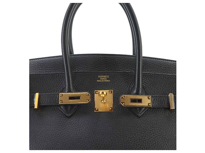 Hermès Borsa Hermes Birkin 35 Togo Black Nero - vista 6