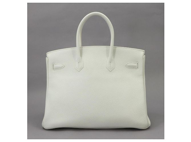 Hermès Borsa a mano Hermes Birkin 35 Bianco - vista 2