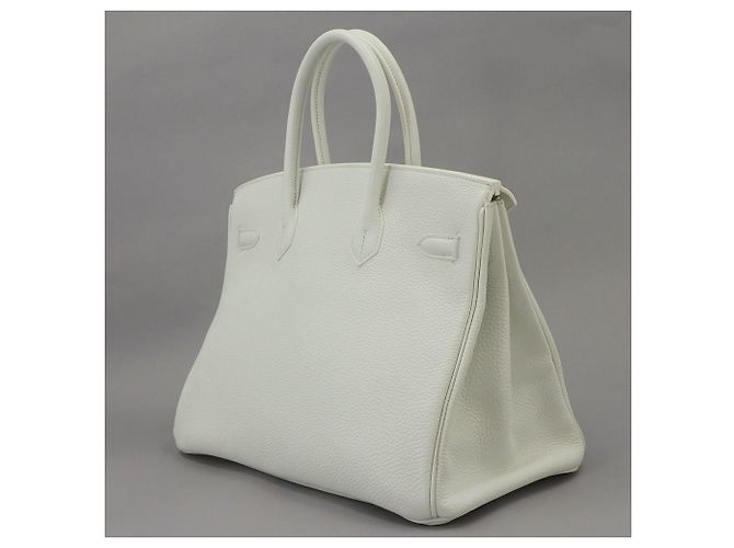Hermès Borsa a mano Hermes Birkin 35 Bianco - vista 3