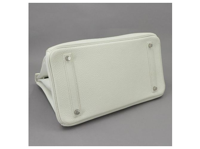 Hermès Borsa a mano Hermes Birkin 35 Bianco - vista 4