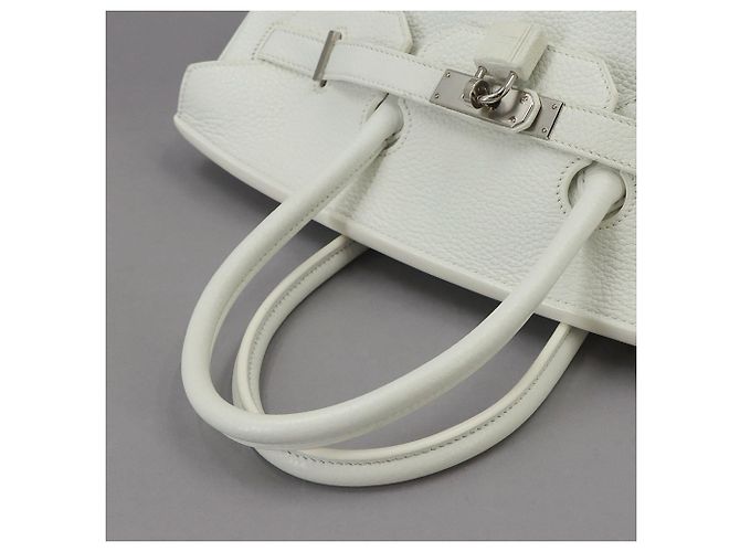 Hermès Borsa a mano Hermes Birkin 35 Bianco - vista 5