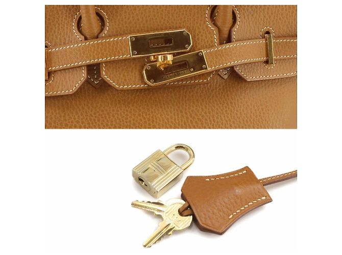 Hermès Borsa Hermes Birkin 30 in pelle Ardennes - vista 10