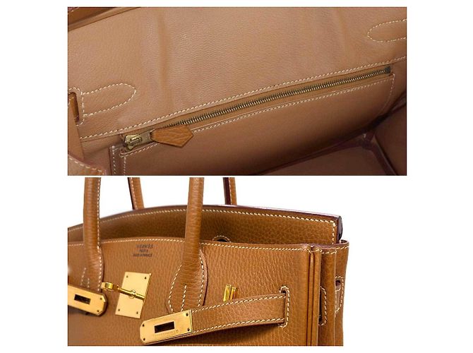 Hermès Borsa Hermes Birkin 30 in pelle Ardennes - vista 9
