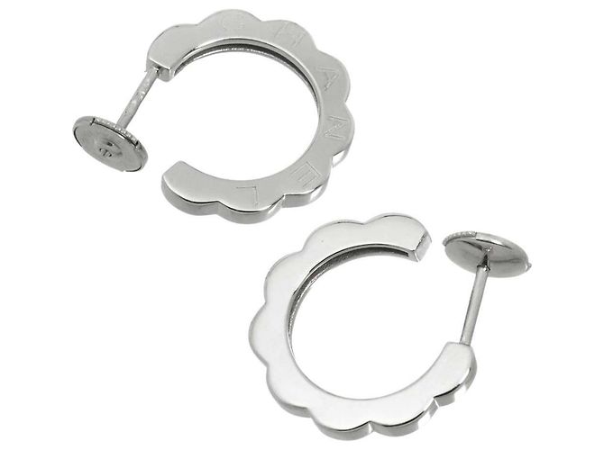 Orecchini a mezzo cerchio Chanel Profield Camellia - vista 3