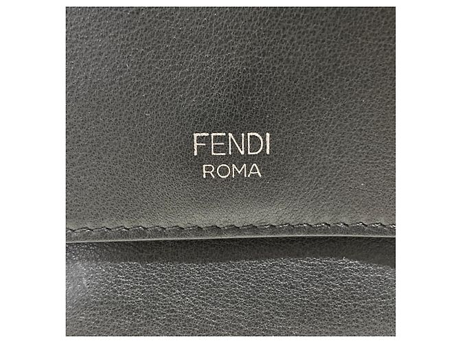 Borsa a tracolla Micro Double Bucket Chain Fendi Applique Stud Flowerland Cachi - vista 18