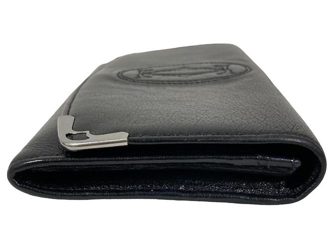 Cartera larga Cartier Marcello de piel Negro - vista 3