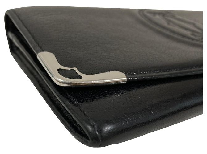 Cartera larga Cartier Marcello de piel Negro - vista 7