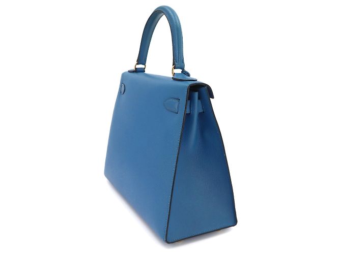 Hermès Bolsa Hermes Kelly 28 Azul - vista 4