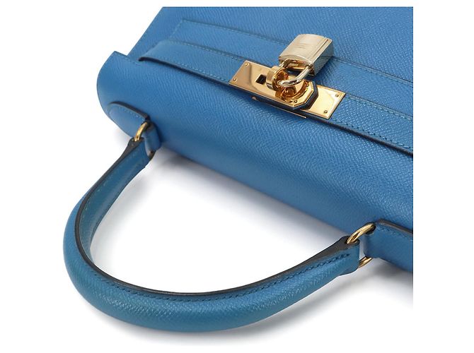 Hermès Bolsa Hermes Kelly 28 Azul - vista 6