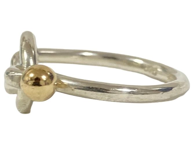 Tiffany & Co. Vintage Hook Eye Love Knot Ring Silber - Ansicht 2