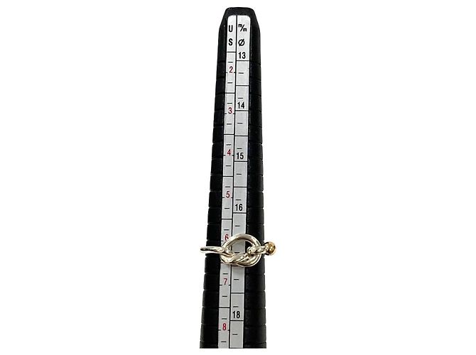Tiffany & Co. Vintage Hook Eye Love Knot Ring Silber - Ansicht 7