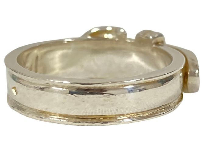Hermès Cintura Ring HERMES Vintage Argento - vista 4