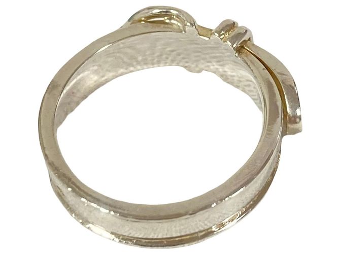 Hermès Cintura Ring HERMES Vintage Argento - vista 5