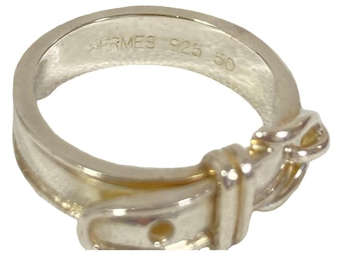 Hermès Cintura Ring HERMES Vintage Argento - vista 7