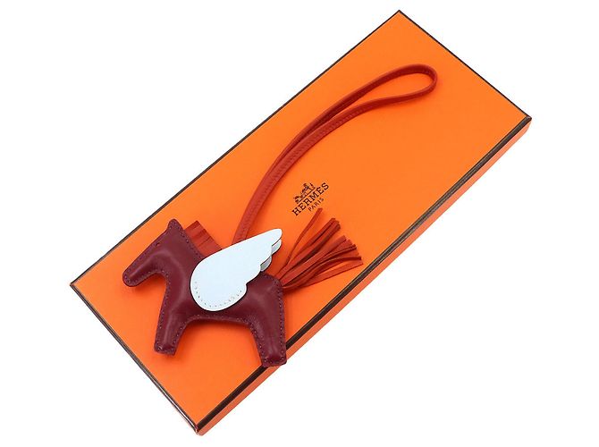 Hermès Hermes Rodeo Pegasus PM Handbag Charm Vermelho - vista 2