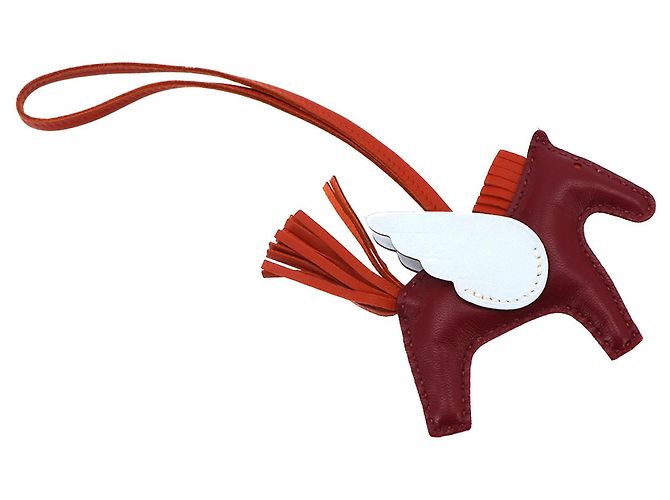 Hermès Hermes Rodeo Pegasus PM Handbag Charm Vermelho - vista 3