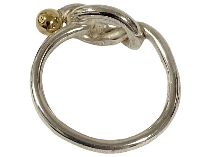 Anello Tiffany & Co. Vintage Hook Eye Love Knot Argento - vista 3