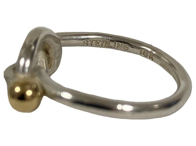 Anello Tiffany & Co. Vintage Hook Eye Love Knot Argento - vista 4