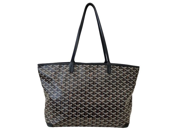 Borsa Tote Goyard Artois MM Marrone - vista 3