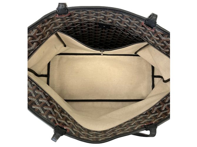 Borsa Tote Goyard Artois MM Marrone - vista 5
