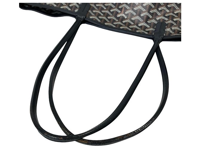 Borsa Tote Goyard Artois MM Marrone - vista 7