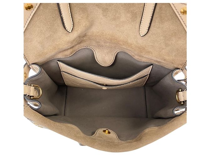 Borsa a tracolla 3-Way Flip in pelle Fendi Grigio - vista 9