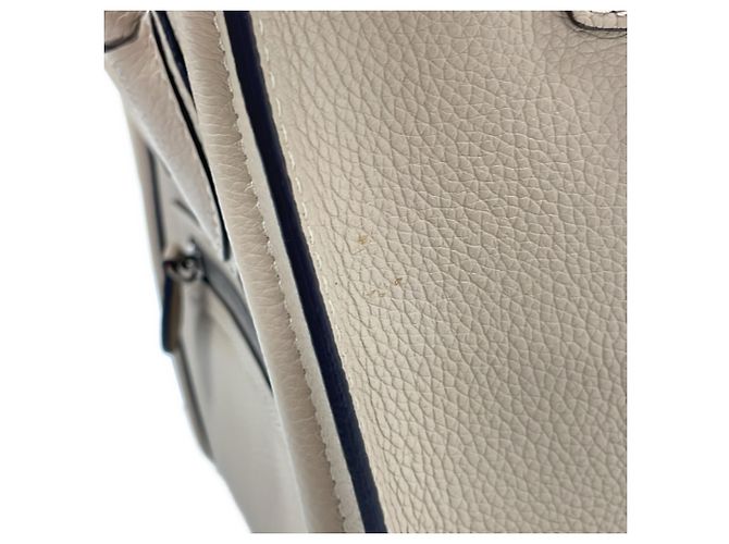 Céline Borsa Tote Celine Luggage Micro Shopper Beige - vista 16