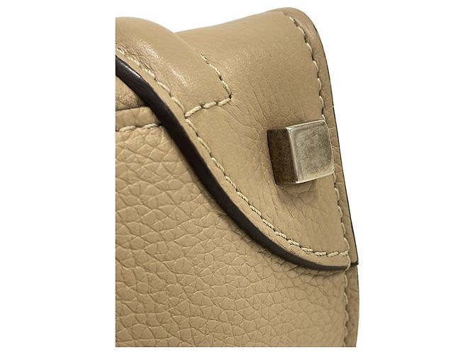 Céline Borsa Tote Celine Luggage Micro Shopper Beige - vista 17