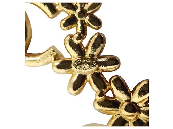 Orecchini CHANEL I23A Coco Mark Flower Motif D'oro - vista 10