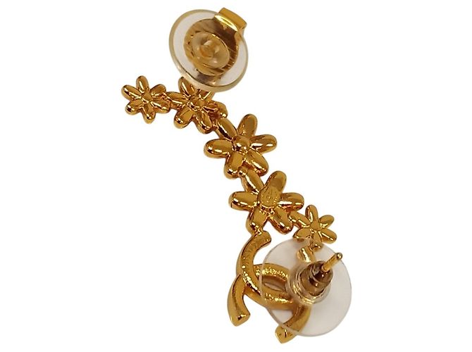 Orecchini CHANEL I23A Coco Mark Flower Motif D'oro - vista 5