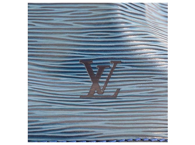 Noe Borsa a tracolla Petit Noé in pelle Epi Louis Vuitton Blu - vista 11