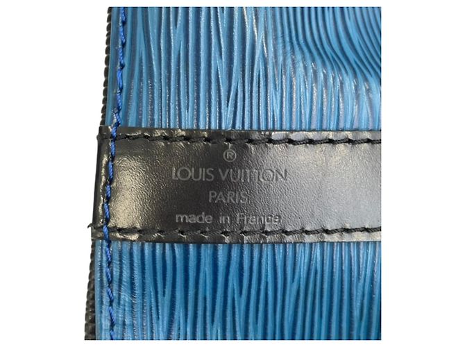 Noe Borsa a tracolla Petit Noé in pelle Epi Louis Vuitton Blu - vista 13