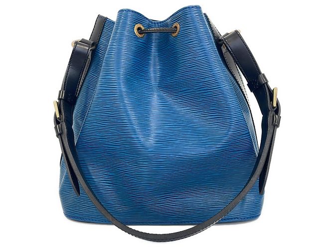 Noe Borsa a tracolla Petit Noé in pelle Epi Louis Vuitton Blu - vista 3