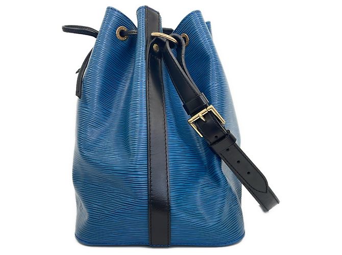 Noe Borsa a tracolla Petit Noé in pelle Epi Louis Vuitton Blu - vista 4