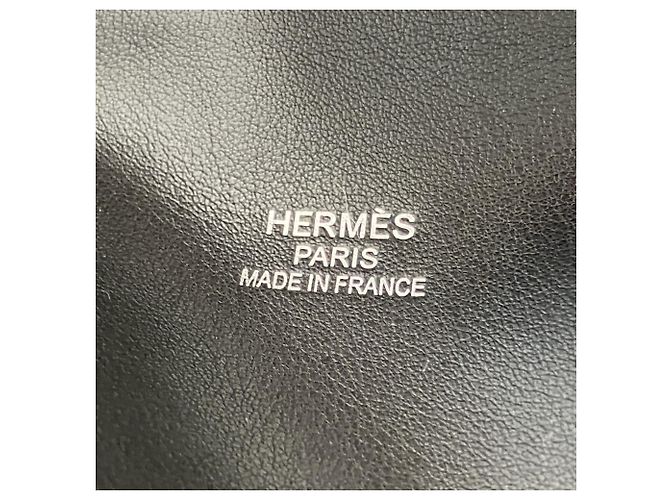 Hermès Borsa Hermes Bolide Relax 45 Veau Sikkim Nero - vista 10