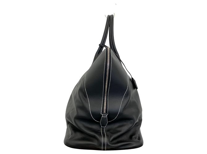 Hermès Borsa Hermes Bolide Relax 45 Veau Sikkim Nero - vista 2