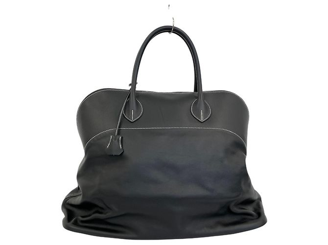 Hermès Borsa Hermes Bolide Relax 45 Veau Sikkim Nero - vista 3