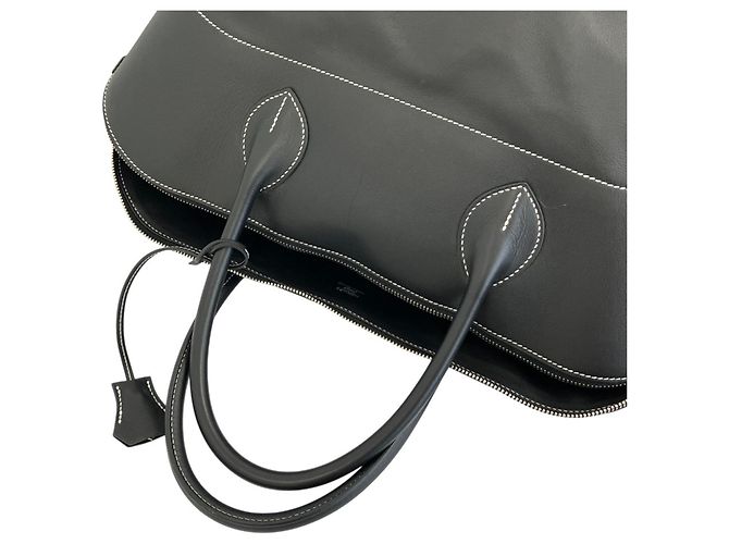 Hermès Borsa Hermes Bolide Relax 45 Veau Sikkim Nero - vista 5